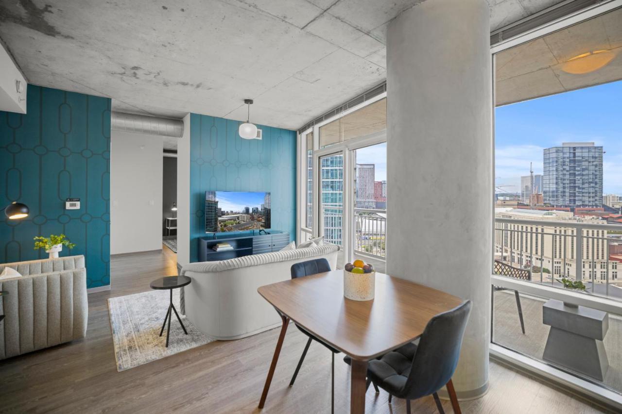 Placemakr Premier SoBro Nashville Extérieur photo Interior of a typical apartment