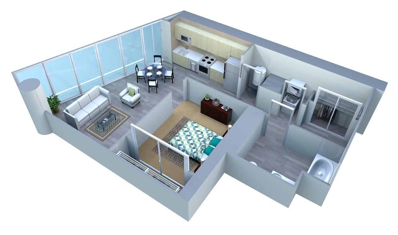 Placemakr Premier SoBro Nashville Extérieur photo 3D floor plan